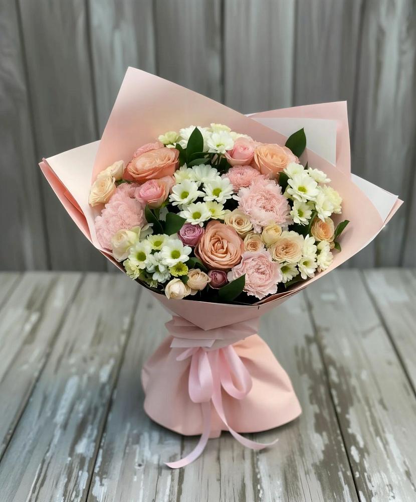 Букет цветов из: Гвоздики, Розы и Хризантемы в Яр Удмуртия