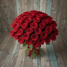 Букет 55 Красных роз Фридом #REPLACE_PRED# Яр Удмуртия