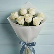 Букет 7 Белых роз Эдлесс Лав в Яр Удмуртия