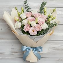 Букет цветов из:  Лизиантусы #REPLACE_PRED# Яр Удмуртия