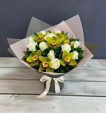 Букет цветов из:  Орхидеи и Розы в Яр Удмуртия