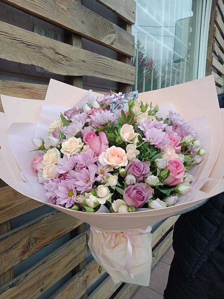 Букет цветов из: Розы и Хризантемы в Яр Удмуртия