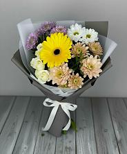 Букет цветов из:  Розы, Герберы и Хризантемы в Яр Удмуртия