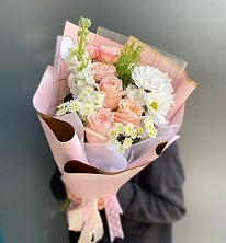 Букет цветов из:  Хризантемы и Розы в Яр Удмуртия