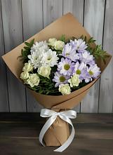 Букет цветов из:  Хризантемы и Розы в Яр Удмуртия