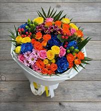 Букет цветов из:  Розы и Хризантемы в Яр Удмуртия
