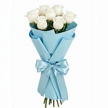 Букет 7 белых роз Проуд в Яр Удмуртия