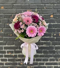 Букет цветов из:  Герберы и Хризантемы #REPLACE_PRED# Яр Удмуртия