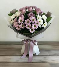 Букет цветов из:  Хризантемы и Розы в Яр Удмуртия