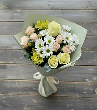 Букет цветов из:  Альстромерии, Розы и Хризантемы в Яр Удмуртия